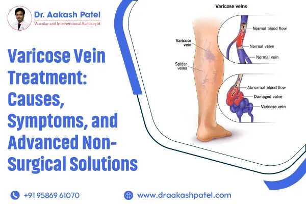 Varicose Vein Treatment: Causes, Symptoms, and Advanced Non-Surgical Solutions – Dr. Aakash Patel